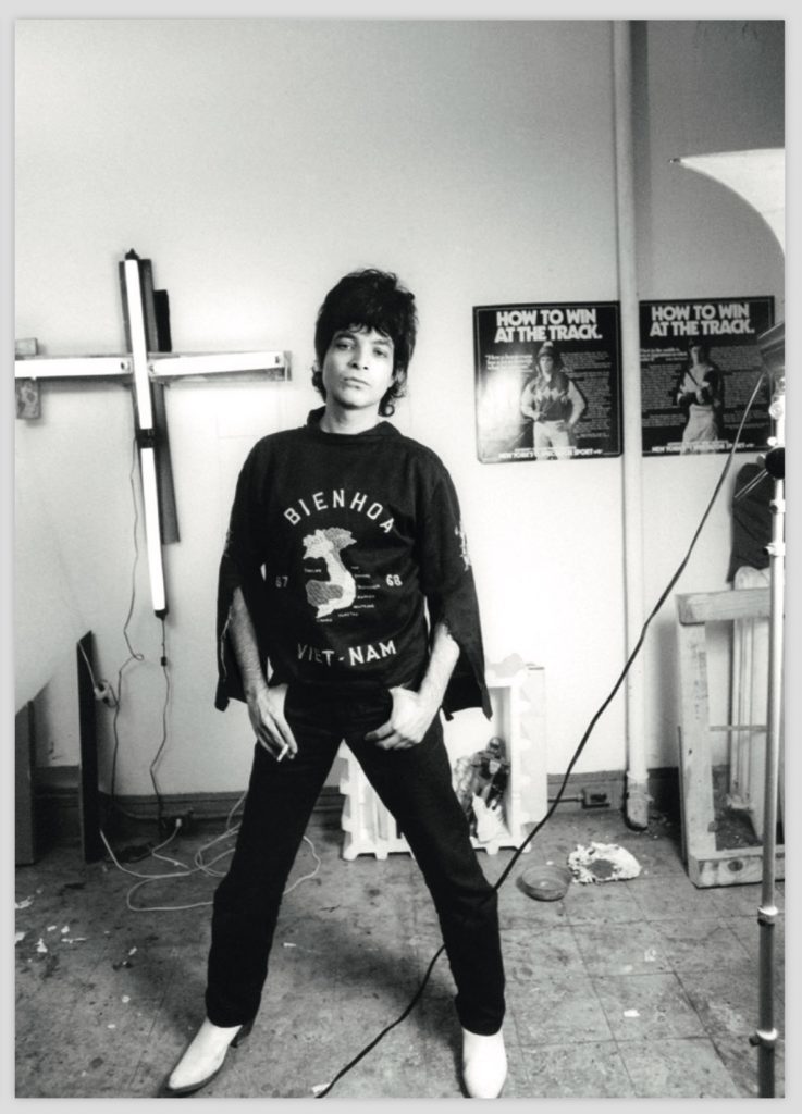 Alan Vega, photograph: Ari Marcopoulos, courtesy of Invisible Exports. 