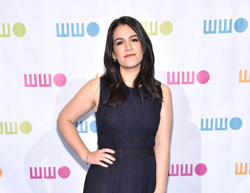 Abbi Jacobson, the host of MoMA and WNYC's A Piece of Work. Photo Michael Loccisano/Getty Images for WWO.