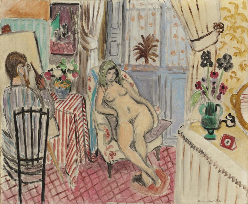 Henri Matisse's <em>L'artiste et le modèle nu</em>, 1921