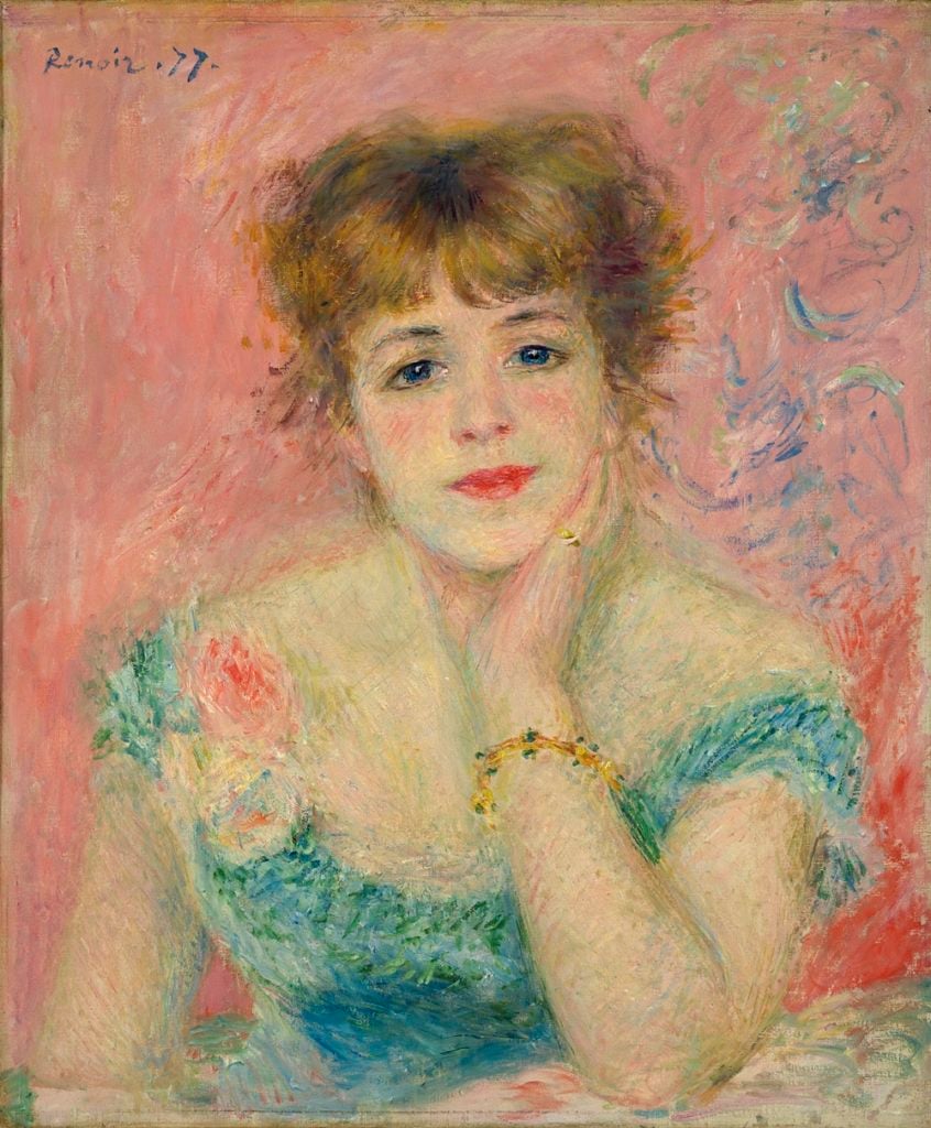 Pierre-Auguste Renoir <i>Jeanne Samari</i> ©Musee Pouchkine, Moscow