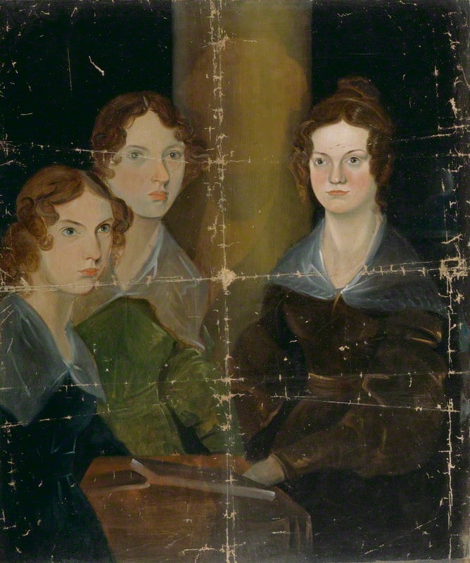 Patrick Branwell Brontë, <i>The Brontë Sisters (Anne Brontë; Emily Brontë; Charlotte Brontë)</i><br /> (circa 1834). Courtesy National Portrait Gallery, London.