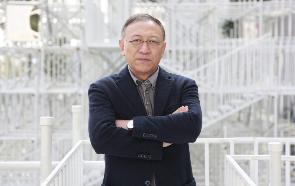 The curator Yongwoo Lee. Photo by Zhenyu.