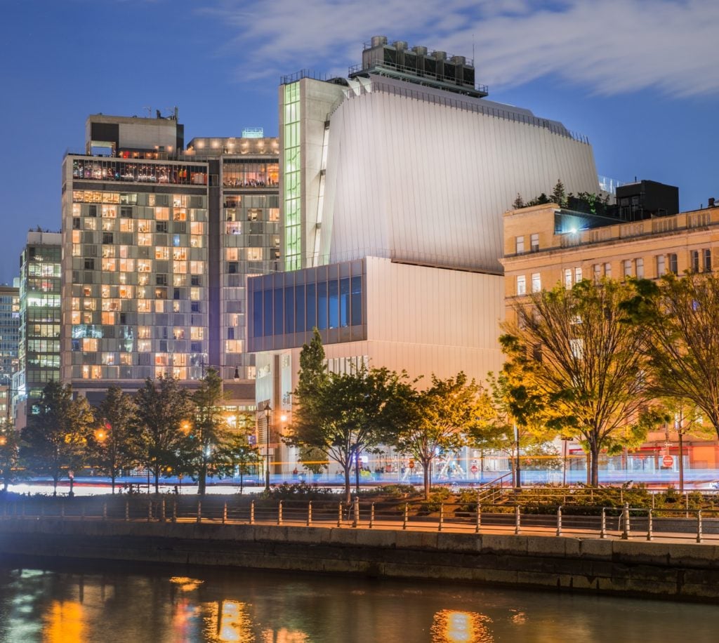 View of the Whitney Museum from Hudson River. Photograph by Karin Jobst.
