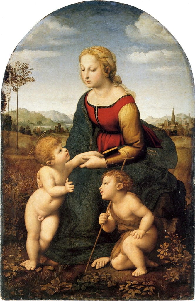 Raphael, Painting by Rakhmet Redzhepov