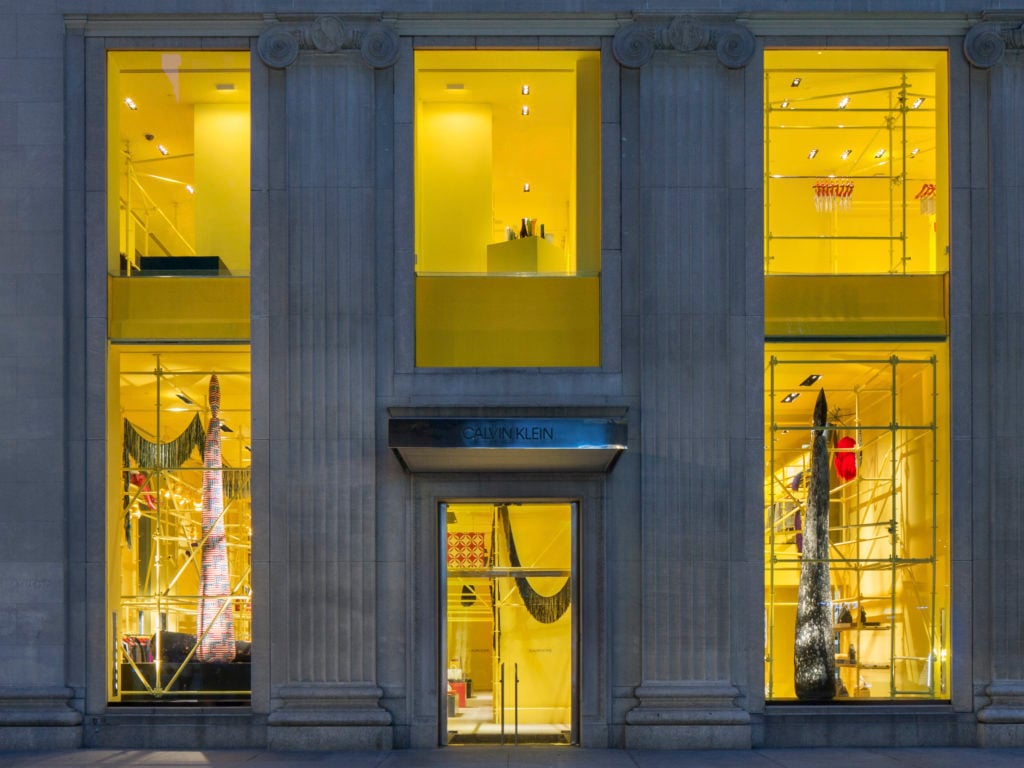 The exterior of the Madison Avenue Store. (Courtesy of Calvin Klein.)