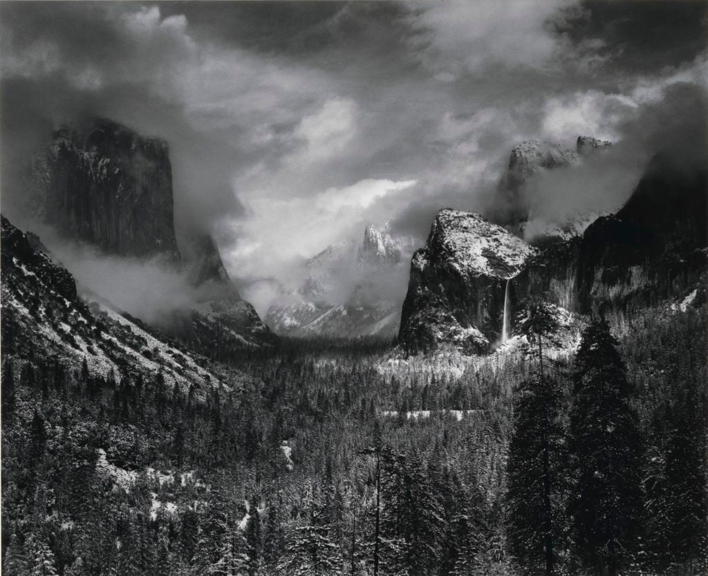 Ansel Adams, Clearing Winter Storm, Yosemite National Park, California (1938). Estimate: $60,000–80,000. Image courtesy of Christie's Images Ltd. 2017.