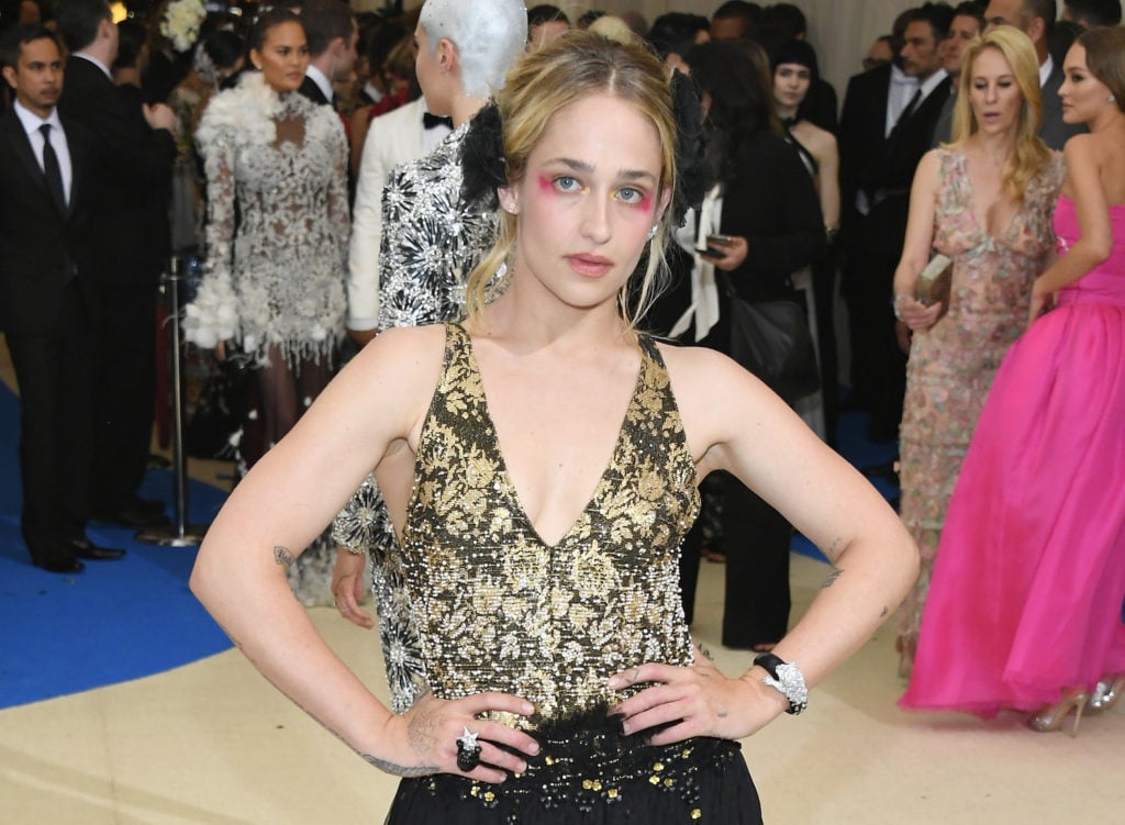 Jemima Kirke at the "Rei Kawakubo/Comme des Garcons: Art of the In-Between" Costume Institute Gala at Metropolitan Museum of Art in 2017. Courtesy of Dia Dipasupil/Getty Images for <em>Entertainment Weekly</em>.