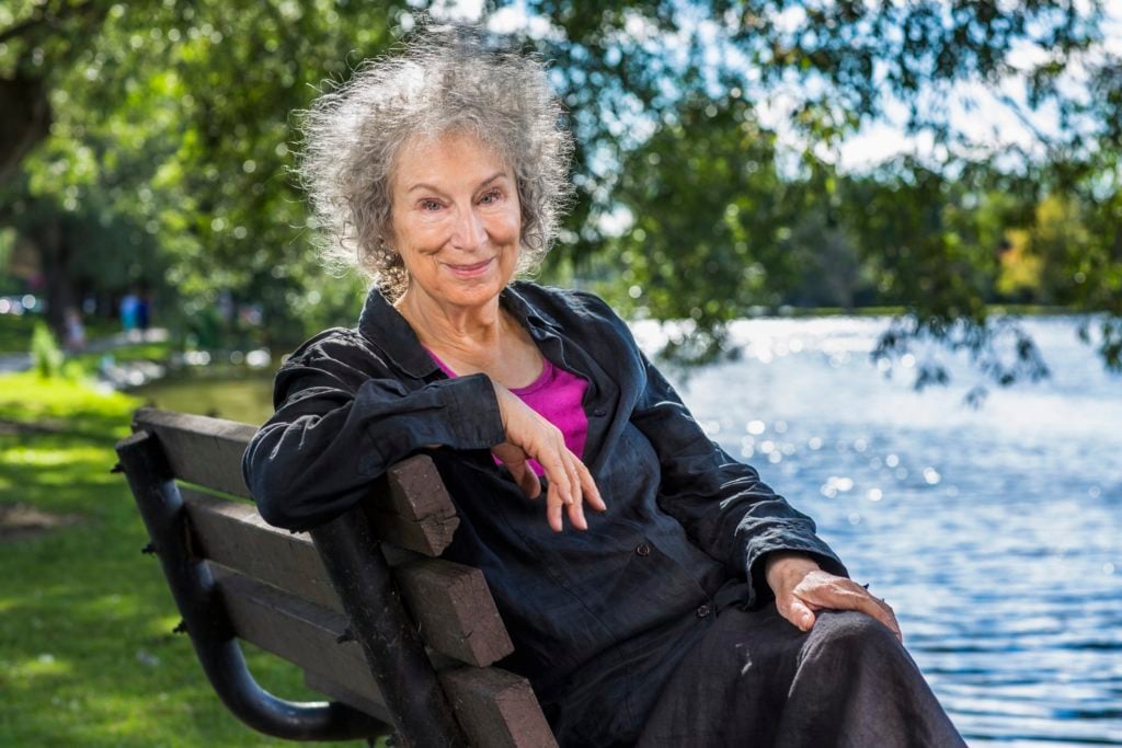 The author, Margaret Atwood. Photo: Liam Sharp.
