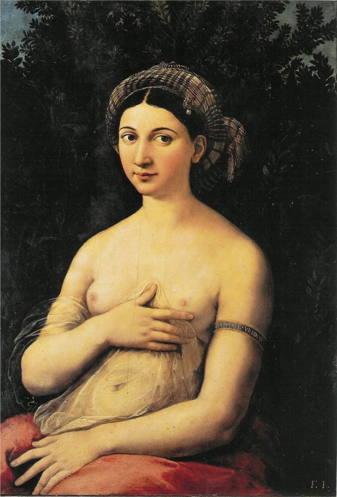 Raphael's La Fornarina (1518-20)