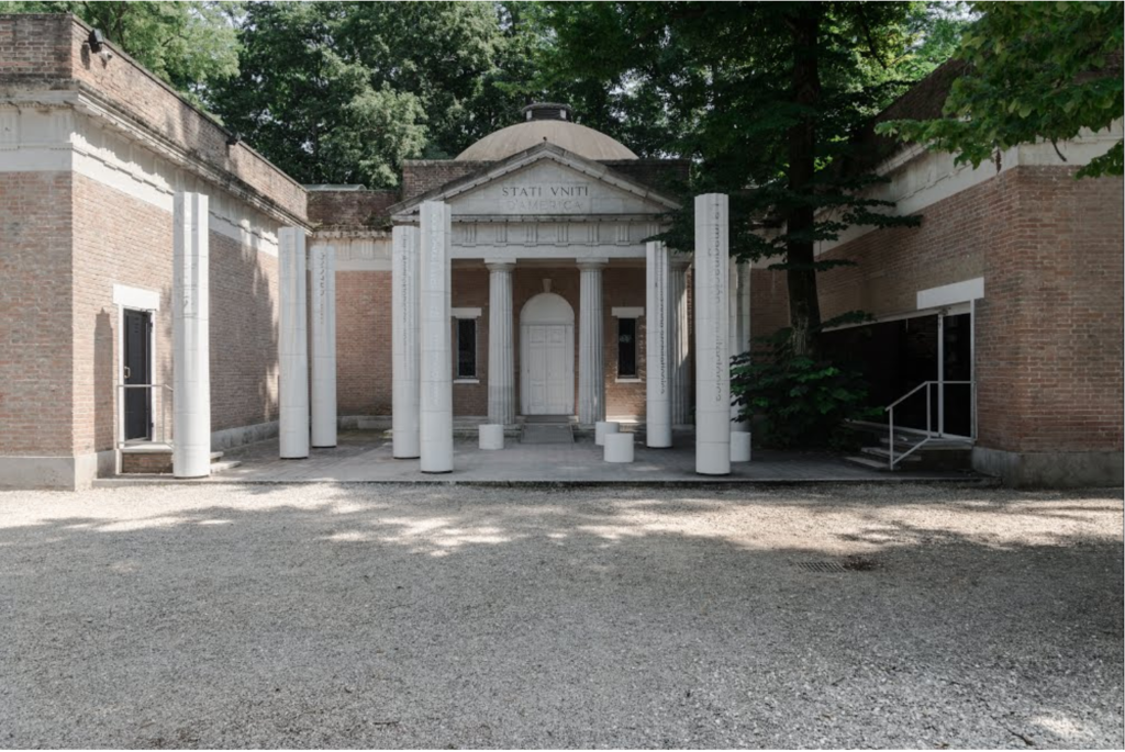 The US pavilion at the Venice Biennale of Architecture. Courtesy of Google Arts and Culture.