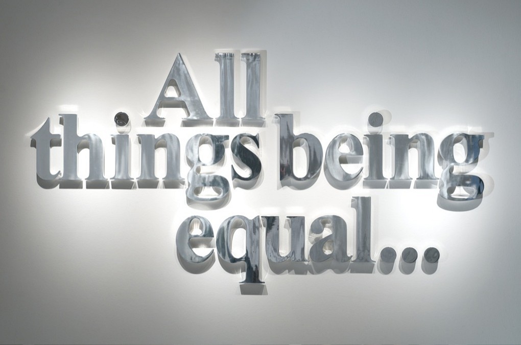 Hank Willis Thomas, All Things Being Equal... (2010).