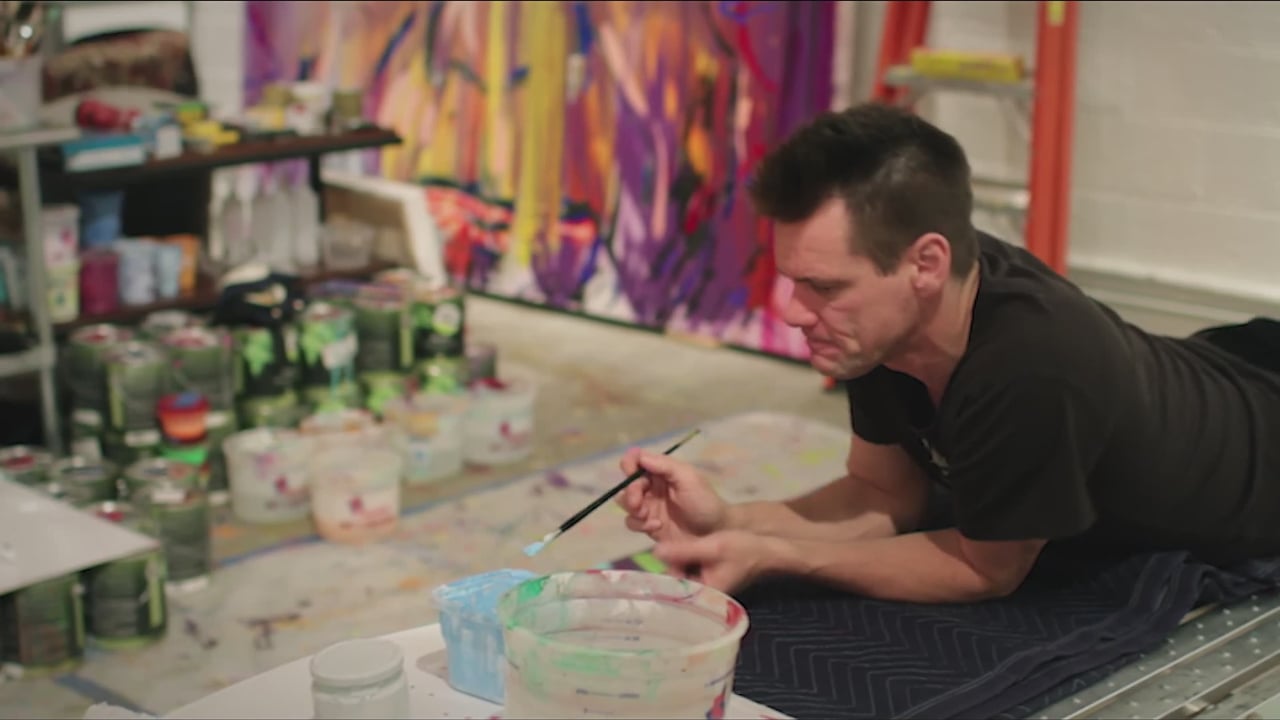 A still from the Jim Carrey documentary "I Needed Color"