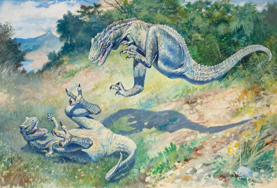 Charles R. Knight's <i>Laelaps</i> (1897). © American Museum of Natural History, NY. Courtesy of Taschen. 