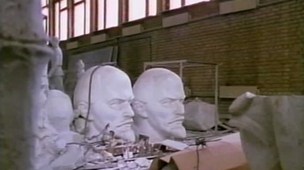 Still from Mark Lewis and Laura Mulvey, <em>Disgraced Monuments</em> (1991).