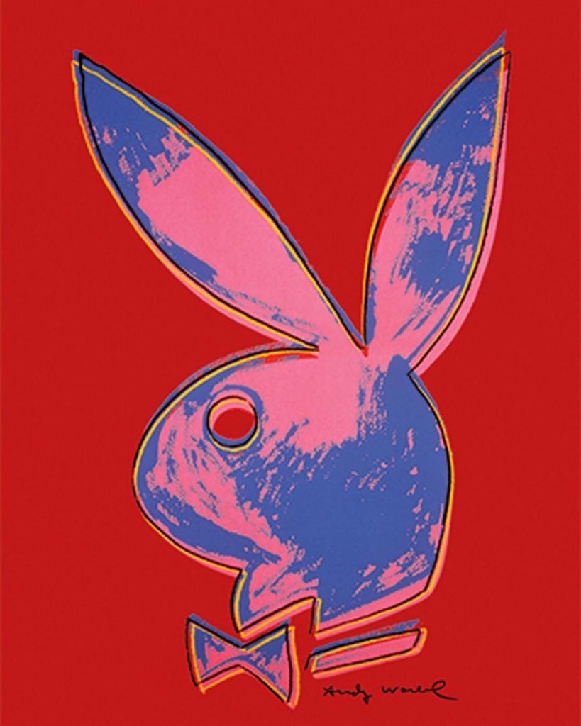 Playboy Magazine's Anniversary Issue, January 1986, designed by Andy Warhol. © Playboy Magazine.