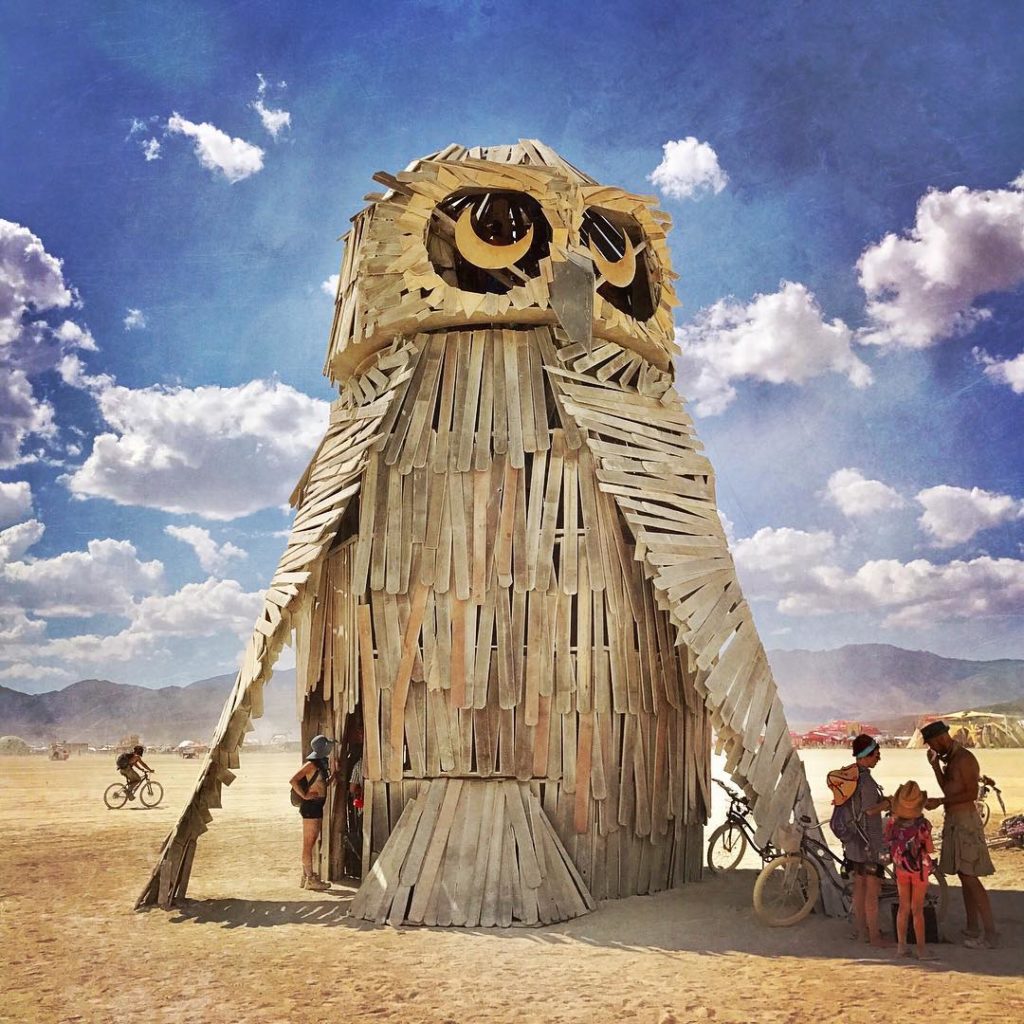 El Nino, <em>Múcaro</em> at Burning Man. Courtesy of jtportland via Instagram.