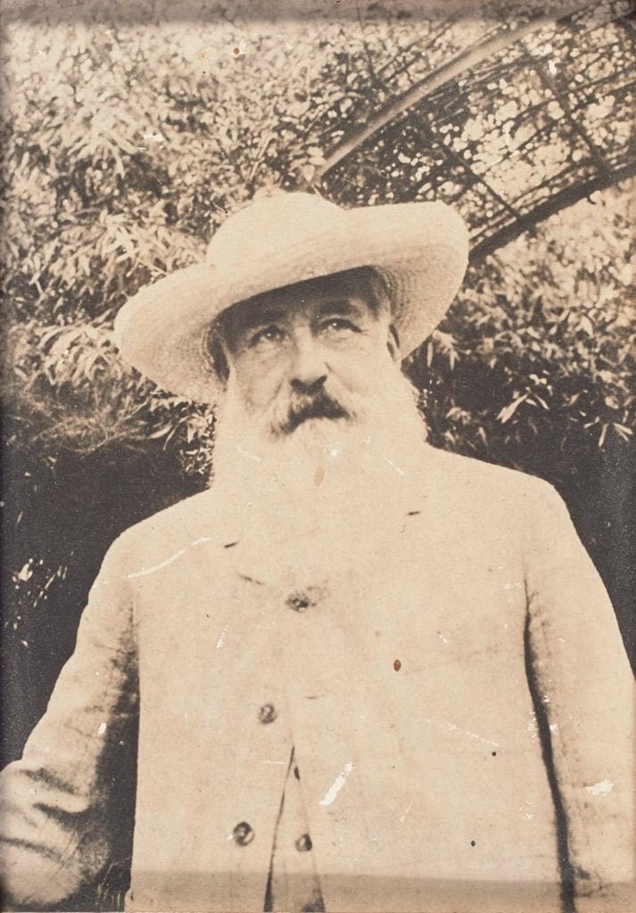 Photo of Claude Monet . Courtesy Christie's.