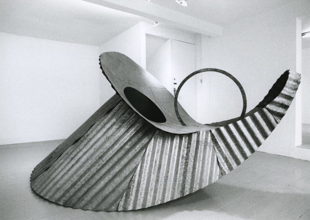 Richard Deacon, <i>If the Shoe Fits</i> (1981) . Courtesy Lisson Gallery