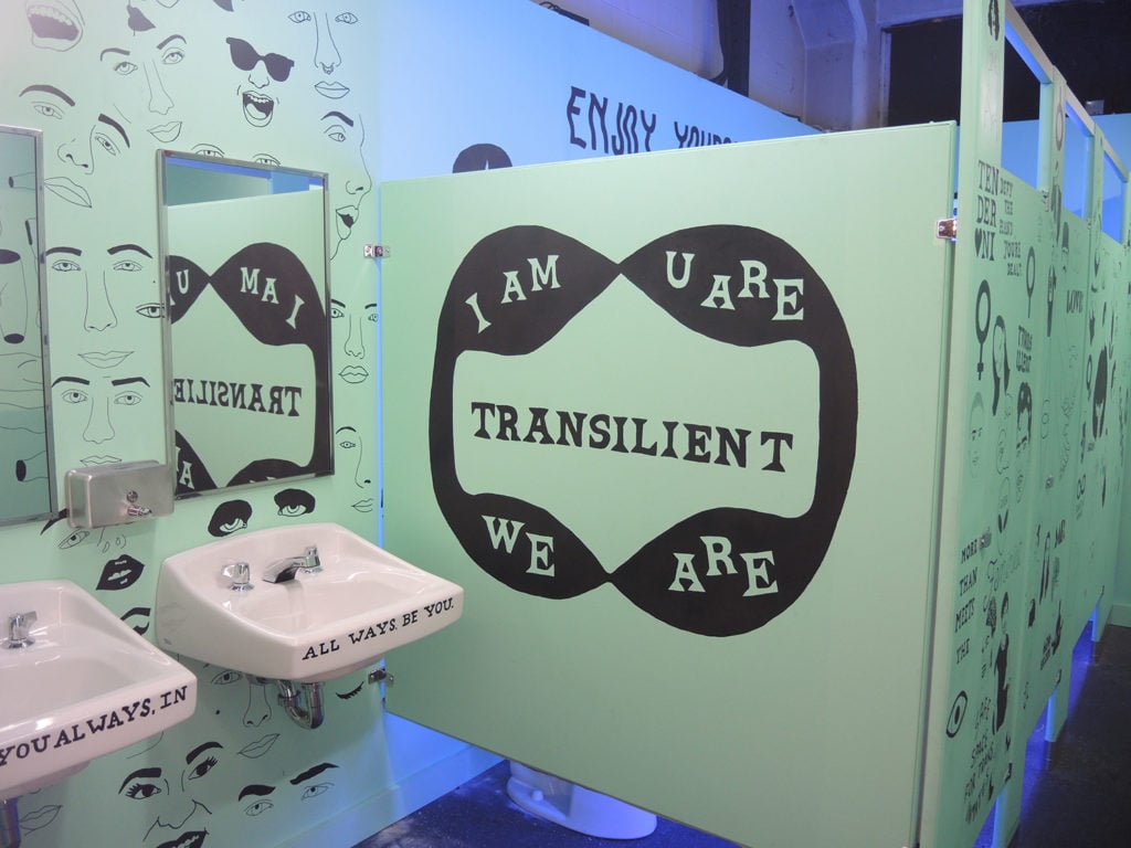 An installation by Jill Soloway and artist Xavier Schipani at 29Rooms. Courtesy of Sarah Cascone. 