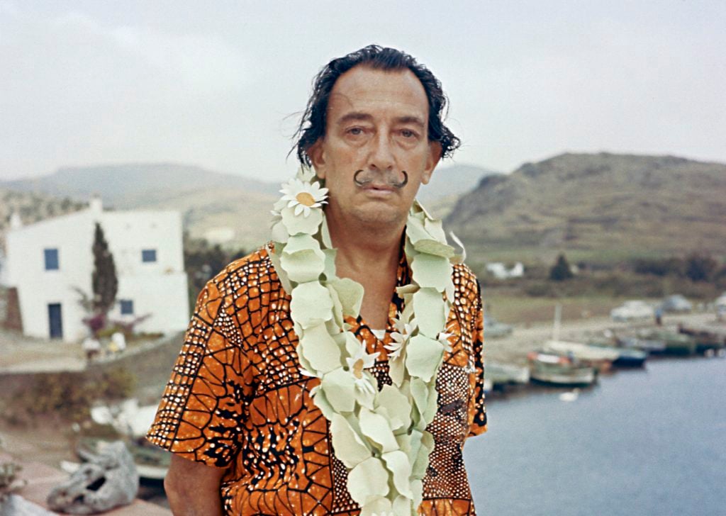 Salvador Dali. Photo by Kammerman/Gamma-Rapho via Getty Images.
