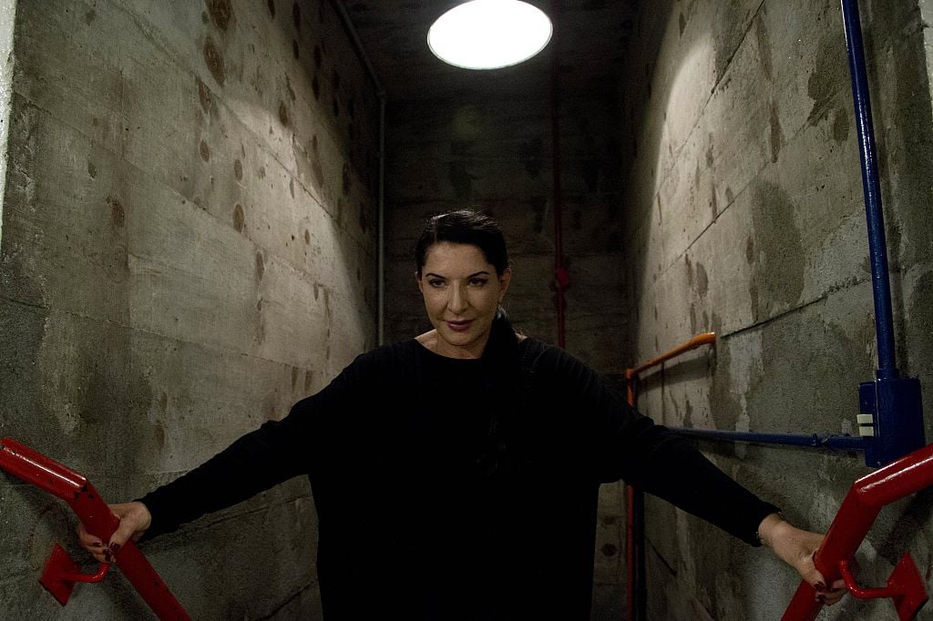 Marina Abramovic in Sao Paulo, Brazil. Photo: Nelson Almeida/AFP/Getty Images.