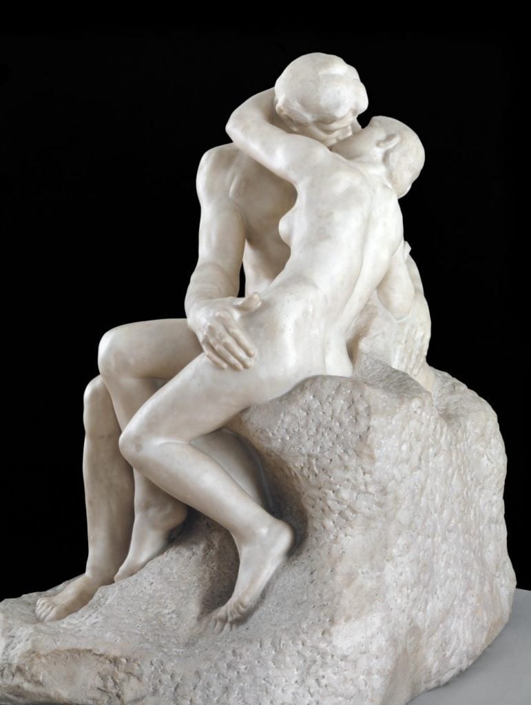 Rodin's The Kiss (1901–1904). Courtesy of Tate.