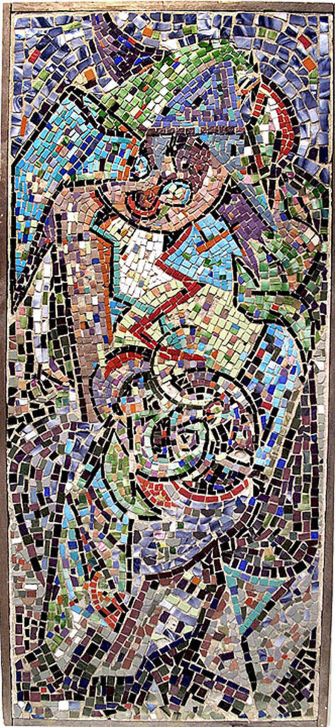 Jackson Pollock's only mosaic, <em>Untitled CR1048</em> (c. 1938-41), created for and rejected by the WPA. Courtesy of Washburn Gallery/Pollock-Krasner Foundation/Artists Rights Society (ARS) Image. 