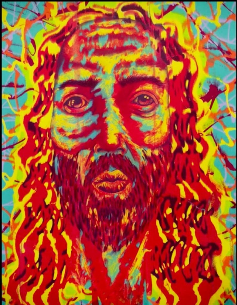 Jim Carrey, <i>Electric Jesus</i>. Courtesy of the artist.