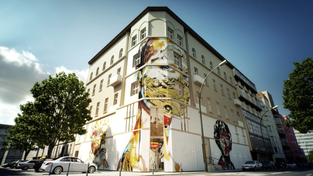 Berlin’s Urban Nation Museum for Urban Contemporary Art. Rendering by GRAFT Architekten, courtesy Urban Nation.