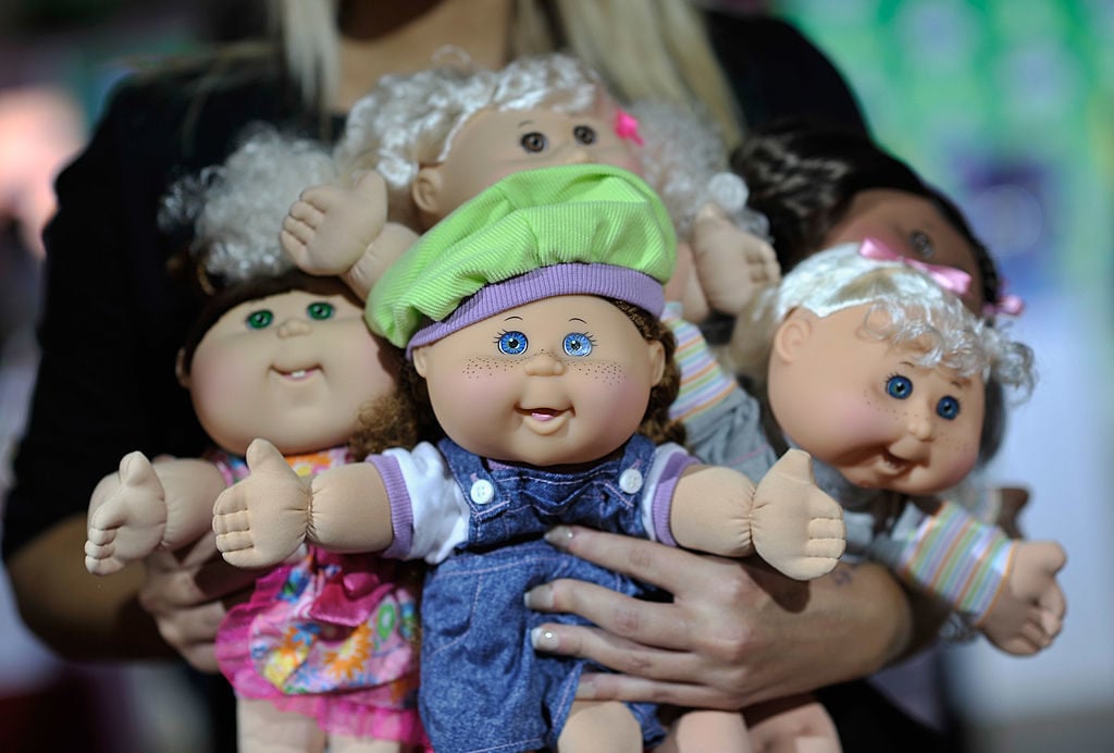 Cabbage Patch Kids at the launch of Dream Toys 2012 at St Mary's Church on October 31, 2012 in London, England. Photo by Gareth Cattermole/Getty Images.