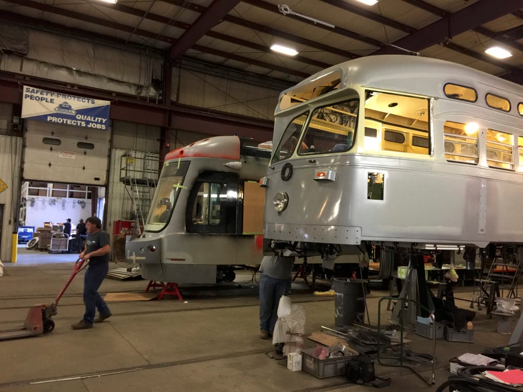 The maintenance facility for the El Paso Streetcar Project. Image courtesy SunMetro.
