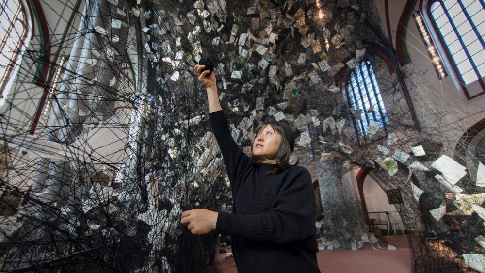 Artist Chiharu Shiota Explains Why She Turned the Bible Into a Spidery  Maelstrom in Berlin