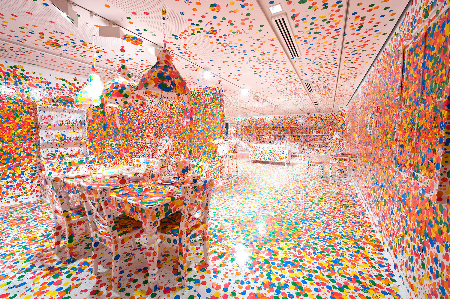 Yayoi Kusama S Playful Obliteration Room Has Been A Hit For Years Here Are Three Surprising Facts You Might Not Know About It Artnet News
