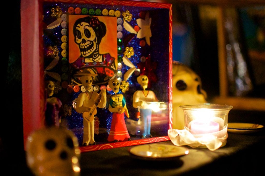 An alter for a loved one from last year's Day of the Dead, (2016). Courtesy of Peter Ascoli.