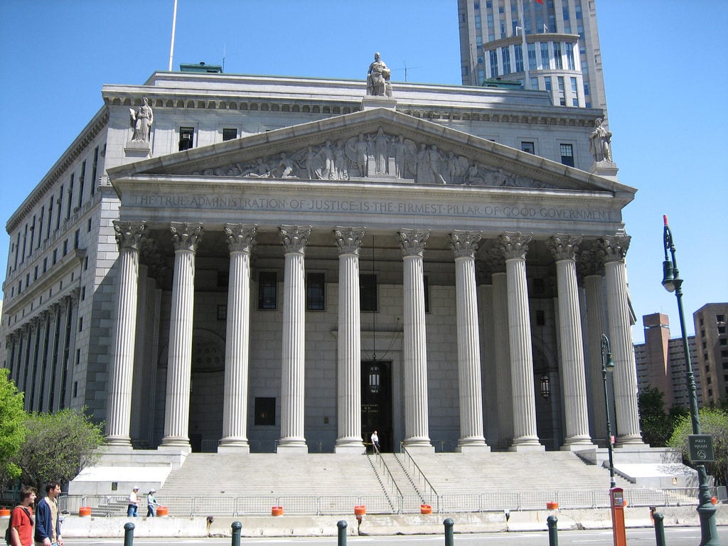 New York State Supreme Court. Photo Martin Haesemeyer, via Flickr.