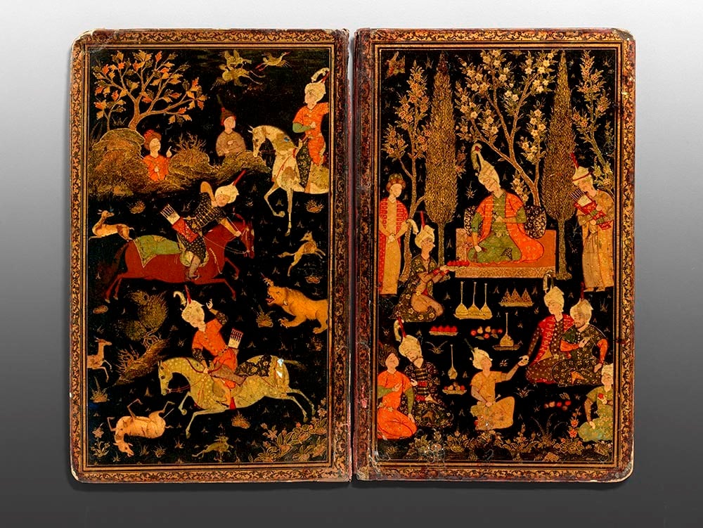 Attributed to Agha Mirak, Book Binding, Iran (late 16th century). Courtesy of the Museum of Fine Arts, Houston/a private collection.