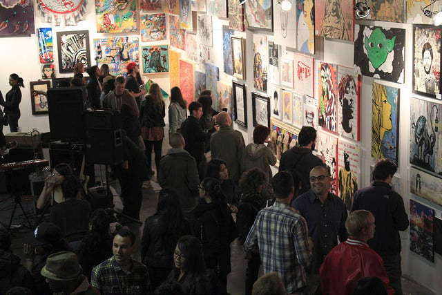 A still of the Booze and Pancakes Art Show. Courtesy of Neon Tommy and Flickr.