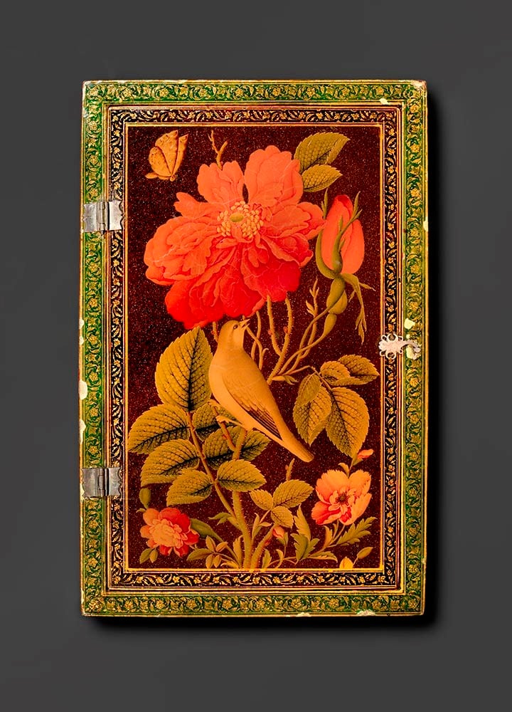 Mirror Case, Iran, probably Shiraz (mid-19th century). Courtesy of the Museum of Fine Arts, Houston/a private collection.
