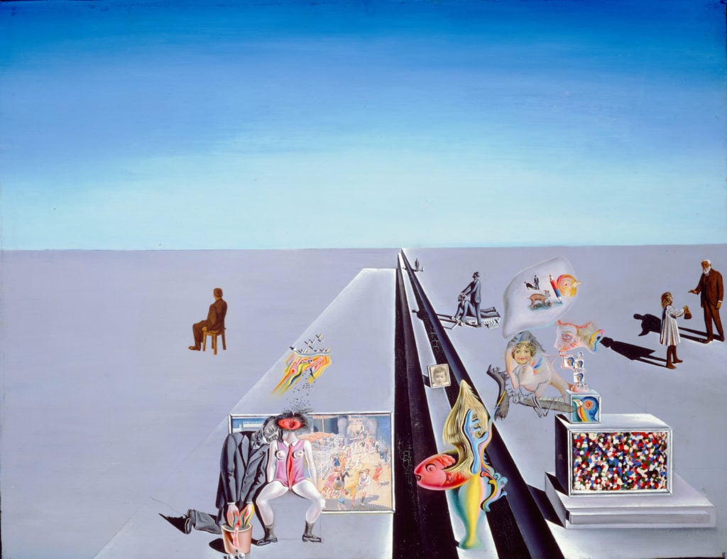 Salvador Dalí­, The First Days of Spring (1929). Collection of the Dalí Museum, St. Petersburg, Florida ©Salvador Dali, Fundación Gala-Salvador Dalí, DACS 2017.