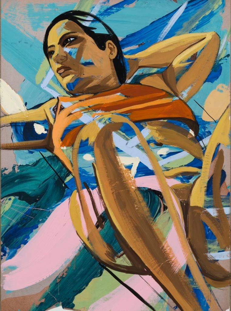 David Salle's Look (2017). © David Salle/Licensed by VAGA, New York, NY. Image courtesy of the artist and Skarstedt, NY.