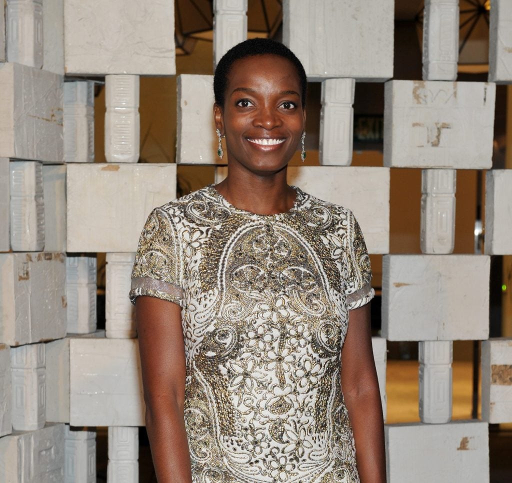 Artist Njideka Akunyili Crosby. (Photo by Donato Sardella/Getty Images for Hammer Museum)