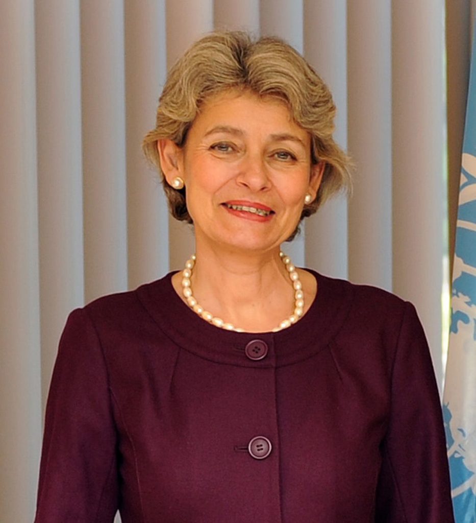 Irina Bokova, the Director-General of UNESCO. Image courtesy of UNESCO/Michel Ravassard.