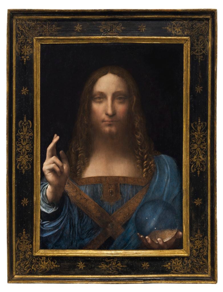 Leonardo da Vinci's Salvator Mundi. Courtesy of Christie's Images Ltd. 2017.