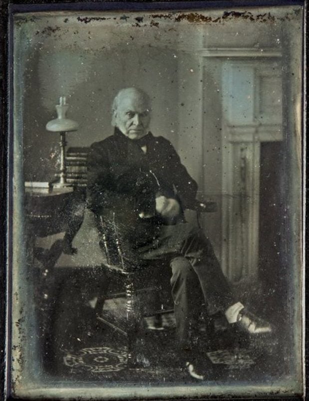 John Quincy Adams photograph, 1843, by Philip Haas. Courtesy of the National Portrait Gallery. 