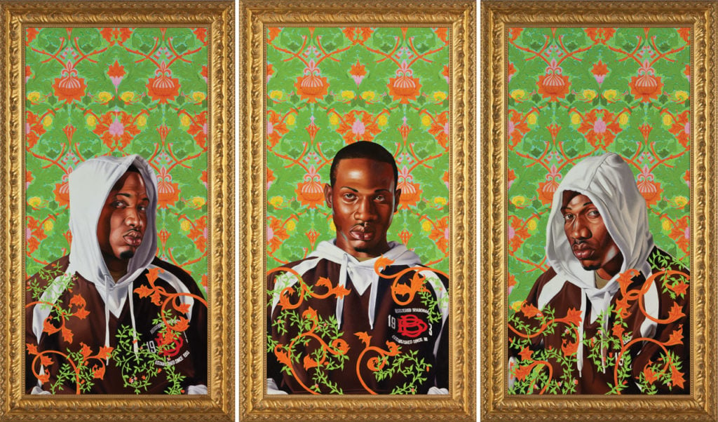 Kehinde Wiley's Triple Portrait of Charles I (2007). © Kehinde Wiley Studio. Courtesy of the National Portrait Gallery.