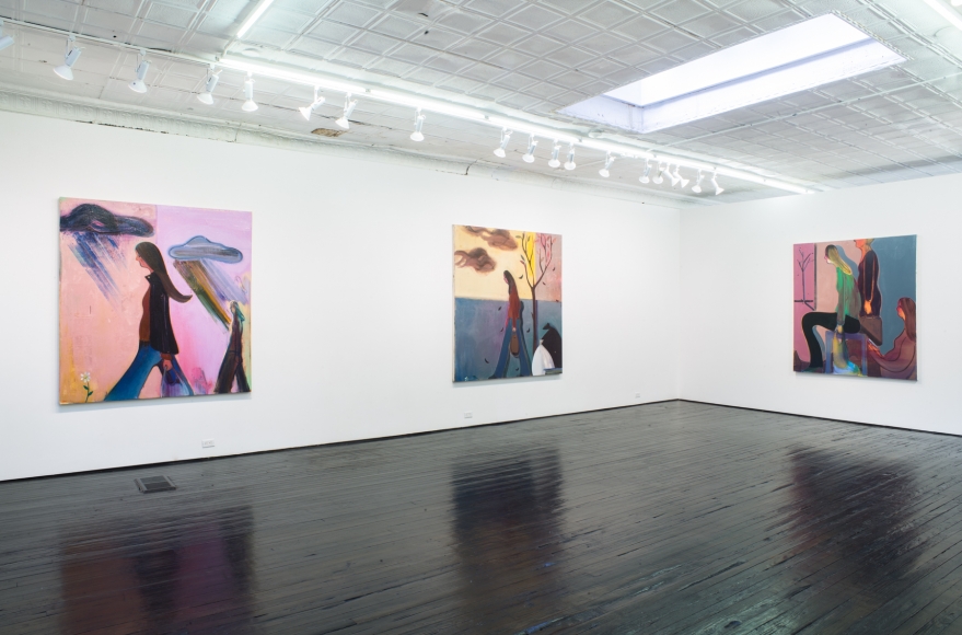 Heidi Hahn, "The Future is Elsewhere (If It Breaks Your Heart): (installation view). Courtesy of Jack Hanley Gallery.