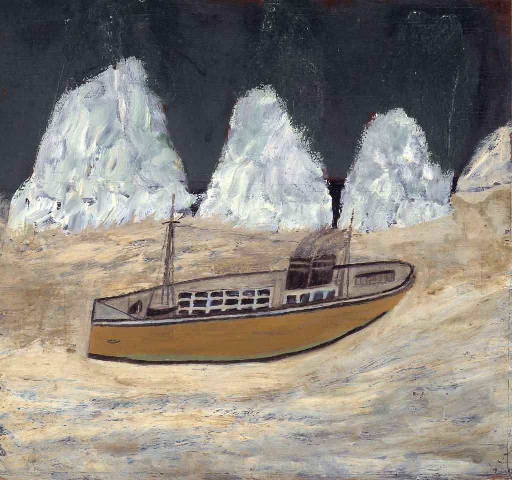 Alfred Wallis, <em>Voyage to Labrador</em>. Image courtesy Tate. 
