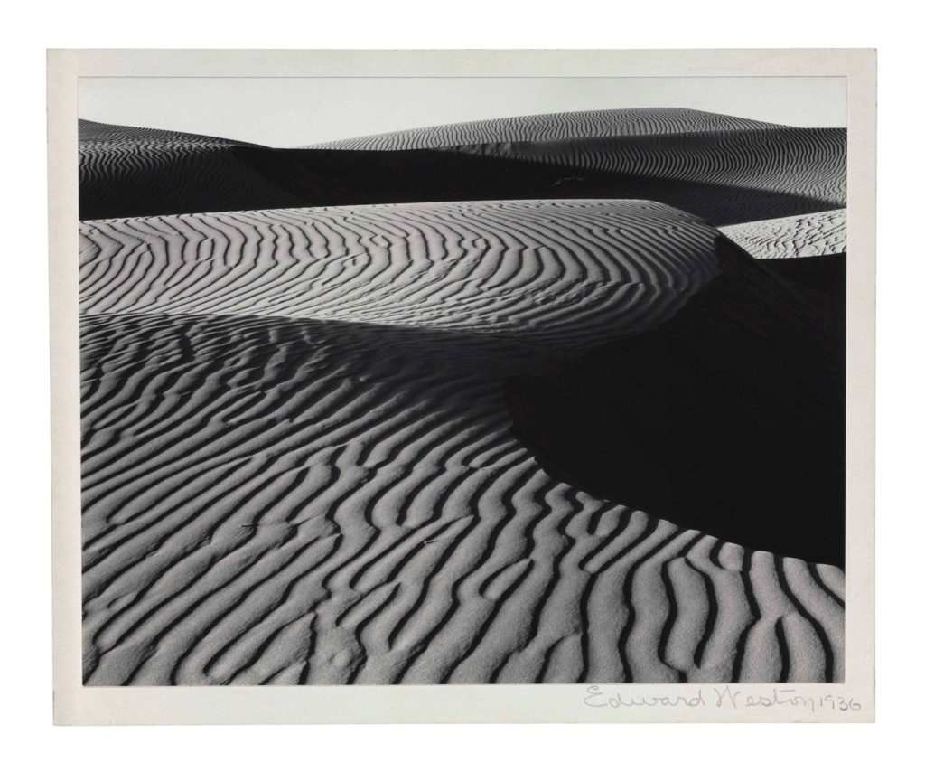 Edward Weston, <i>Dunes,Oceano</i> (1936). Courtesy Christies.