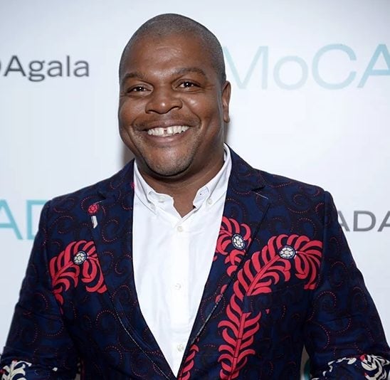 Kehinde Wiley at Brooklyn Academy of Music. Courtesy Jenny Anderson/Getty Images for MoCADA.