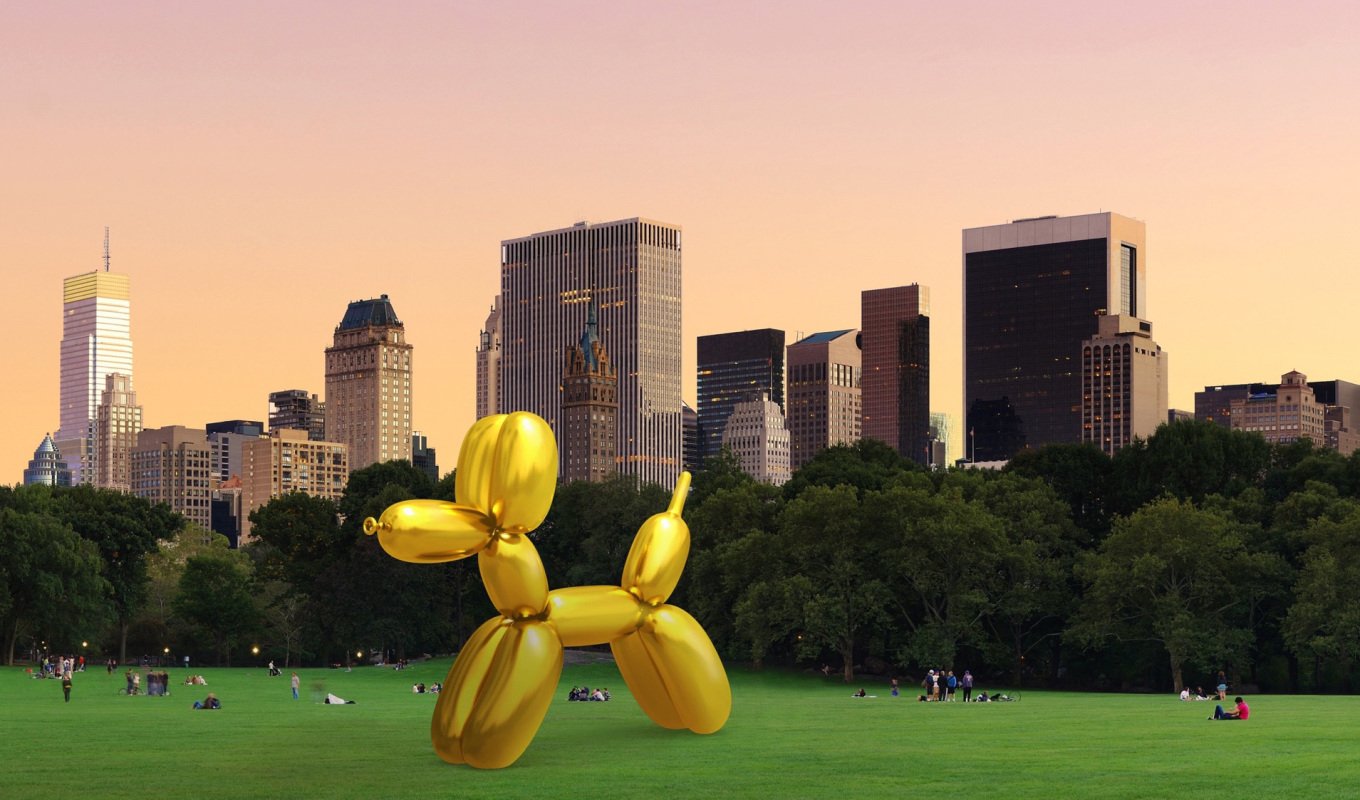 Balloon Dog Blue by Jeff Koons on artnet